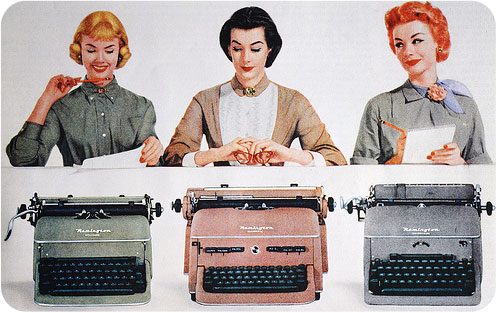 vingtage typewriter ad