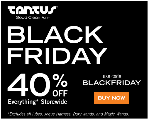 Black Friday Sex Toy Sales - Tantus 