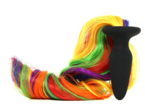 Rainbow Sex Toys: Pony Tail Butt Plug